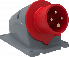 IEK Вилка стационарная ССИ-514 16А-6ч/380-415В 3Р+РЕ IP44 MAGNUM