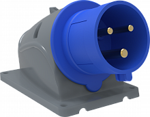IEK Вилка стационарная ССИ-523 32А-6ч/200-250В 2Р+РЕ IP44 MAGNUM