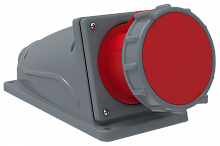 IEK Розетка стационарная ССИ-134 63А-6ч/380-415В 3Р+РЕ IP67 MAGNUM