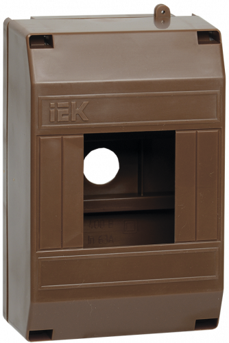 IEK Бокс КМПн 1/4 для 4-х автоматический выключатель наружной установки (Дуб)