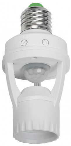 IEK Датчик движения ДД 045 белый E27 60Вт 360гр 6м IP20