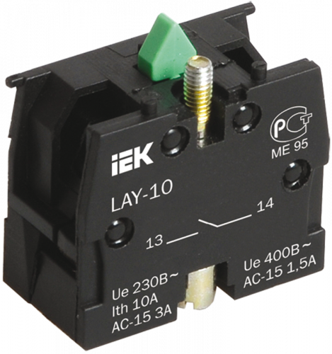 IEK Контактный блок 1з для серии LAY5