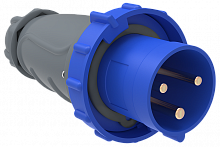 IEK Вилка переносная ССИ-033 63А-6ч/200-250В 2Р+РЕ IP67 MAGNUM