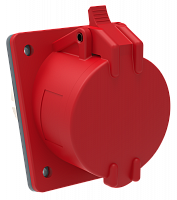 IEK Розетка встраиваемая ССИ-424 32А-6ч/380-415В 3Р+PЕ IP44 MAGNUM