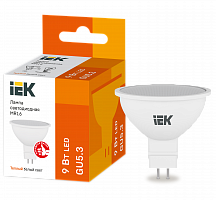 IEK Лампа LED MR16 софит 9Вт 230В 3000К GU5.3