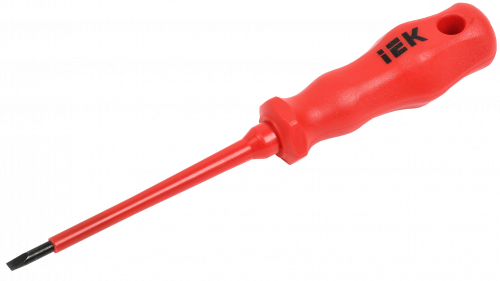 IEK Отвертка шлицевая Profi 4.0х100мм 1000В