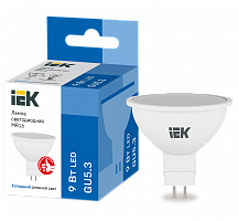 IEK Лампа LED MR16 софит 9Вт 230В 6500К GU5.3