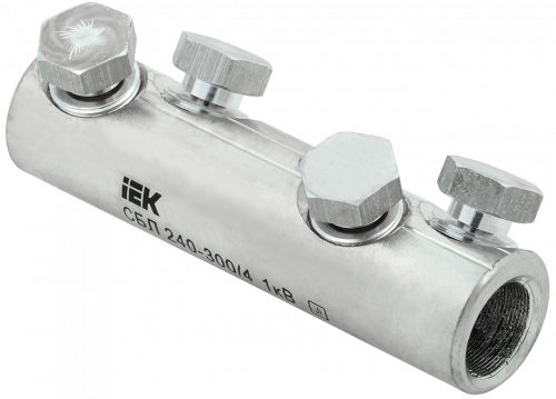 IEK Соединитель болтовой луженый СБЛ 240-300/4 1кВ