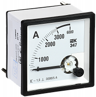 IEK Амперметр Э47 3000/5А кл. точн. 1,5 72х72мм