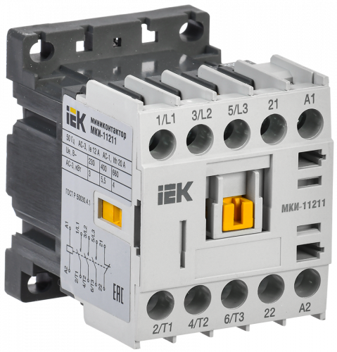 IEK Миниконтактор МКИ-11211 12А 400В/АС3 1Н3