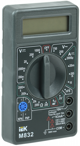 IEK Мультиметр цифровой Universal M832