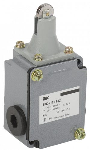 IEK ВПК-2111-БУ2, толкатель с роликом, IP65,