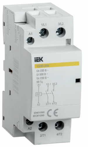 IEK Контактор модульный КМ63-11М AC