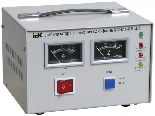 IEK Стабилизатор напряжения СНИ1-0,5 кВА однофазный