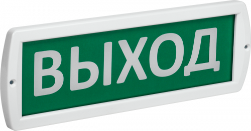 IEK Оповещатель охрано-пожарный световой 12 "Выход" 12В IP52