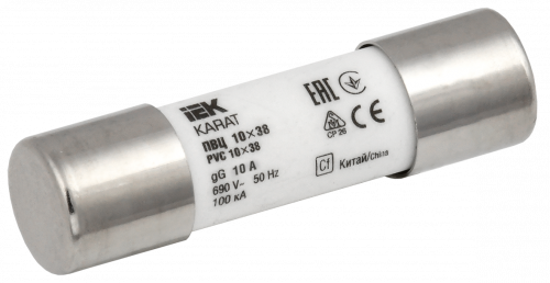 IEK Плавкая вставка цилиндрическая ПВЦ 10х38 10А KARAT