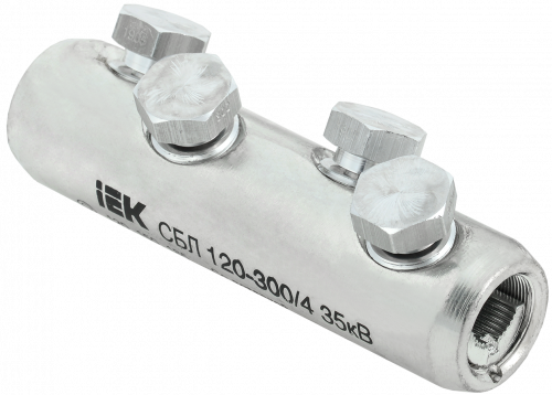 IEK Соединитель болтовой луженый СБЛ 120-300/4 35кВ