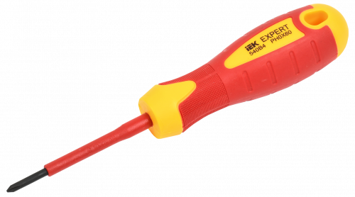 IEK Отвертка крестовая Expert Ph0х60мм 1000В