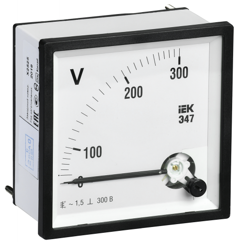 IEK Вольтметр Э47 300В кл. точн. 1,5 96х96мм