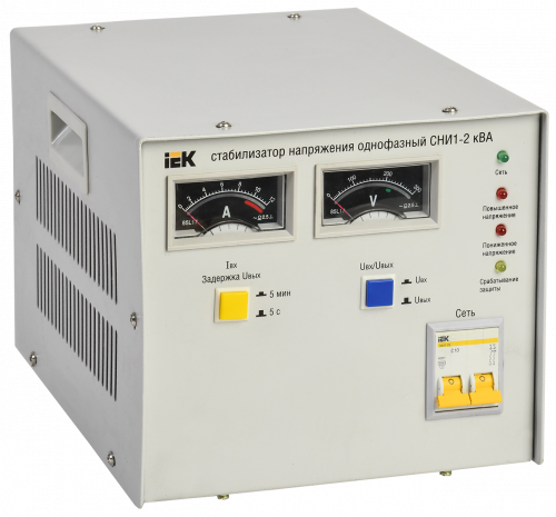 IEK Стабилизатор напряжения СНИ1-2 кВА однофазный