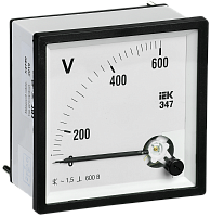 IEK Вольтметр Э47 600В кл. точн. 1,5 72х72мм