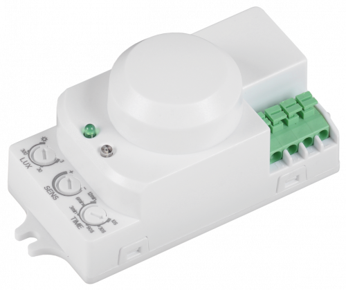 IEK Датчик движения ДД-МВ 201 белый, 1200Вт, 360 гр.,8М,IP20,