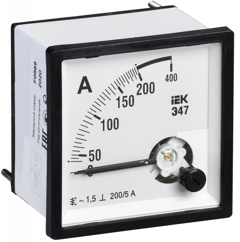 IEK Амперметр Э47 200/5А кл. точн. 1,5 96х96мм