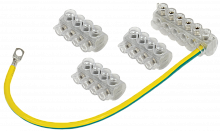 IEK Набор колодок клеммных НК-3 (3xKE10.504+KE10.506, SV50)